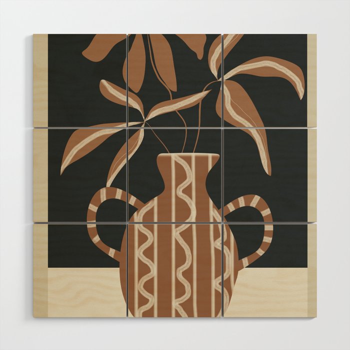 Minimalist Flora 1 Wood Wall Art Gallery Image 1