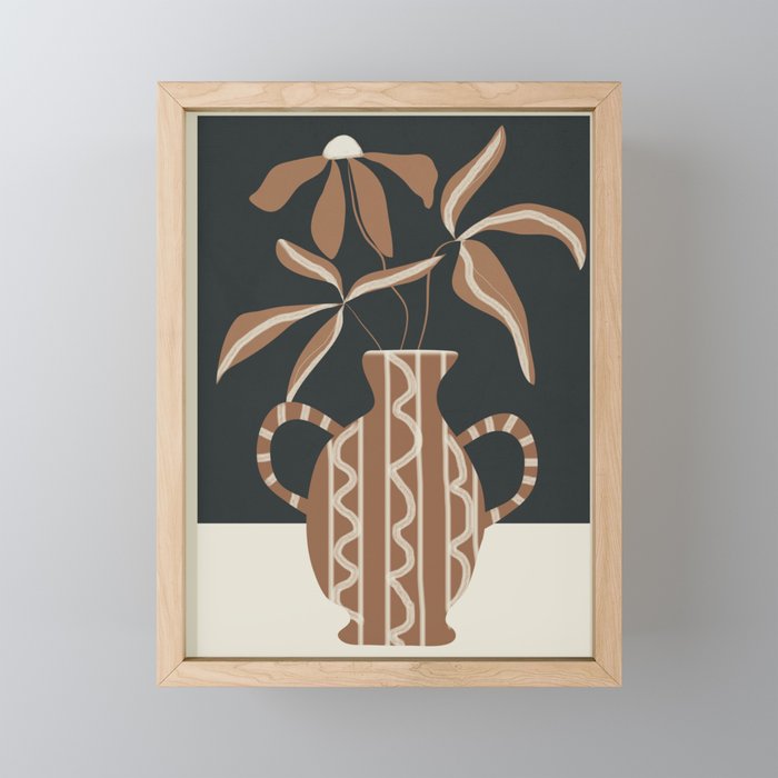 Minimalist Flora 1 Mini Art Print Gallery Image 1