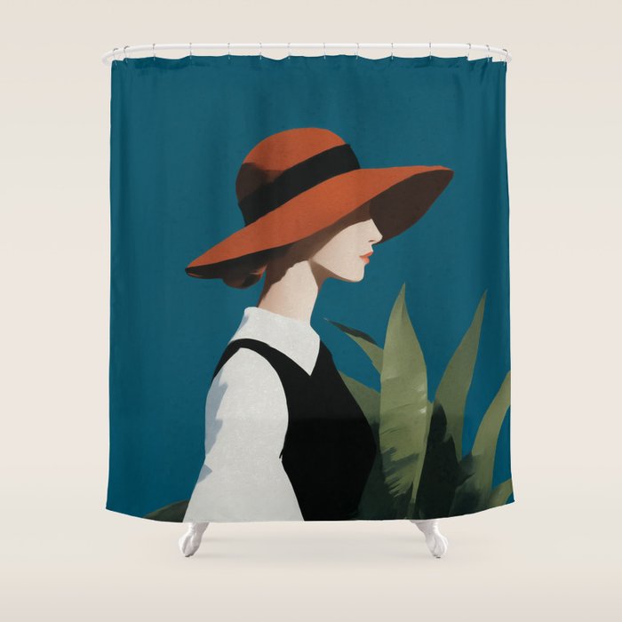 Vintage Elegance in Autumn Light Shower Curtain Gallery Image 1