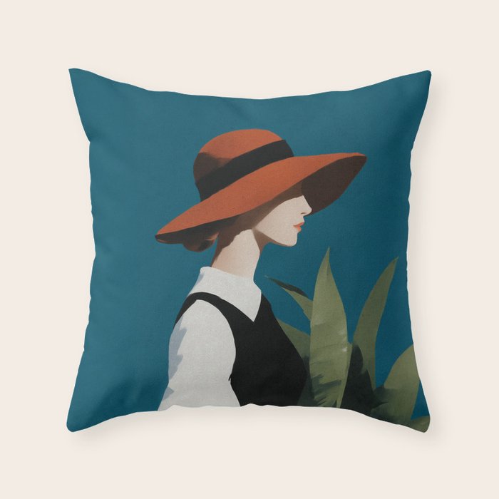 Vintage Elegance in Autumn Light Throw Pillow Gallery Image 6