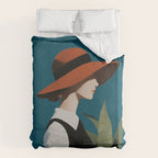 Vintage Elegance in Autumn Light Duvet Cover Gallery Image 6