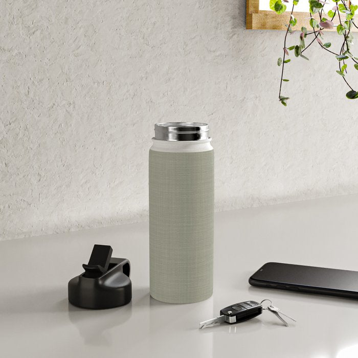 Sage linen Water Bottle Gallery Image 4