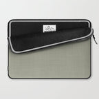 Sage linen Laptop Sleeve Gallery Image 2