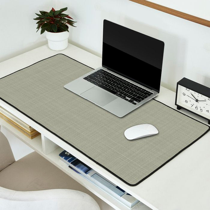 Sage linen Desk Mat Gallery Image 2