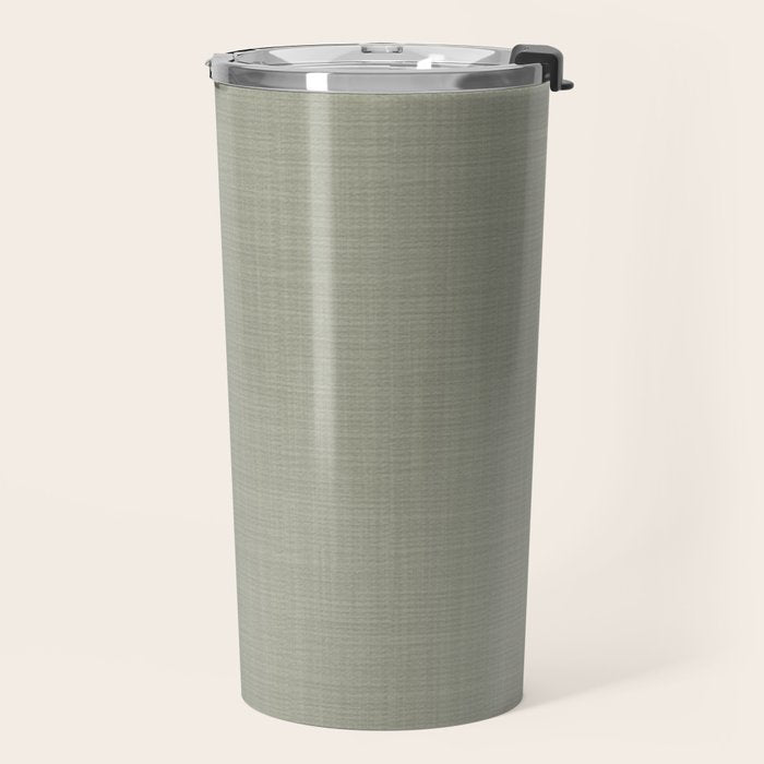 Sage linen Travel Mug Gallery Image 2