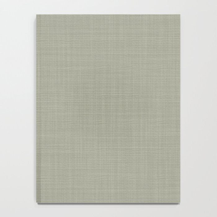 Sage linen Notebook Gallery Image 4