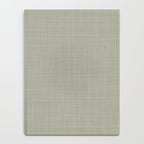 Sage linen Notebook Gallery Image 4