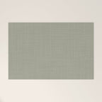 Sage linen Welcome Mat Gallery Image 1