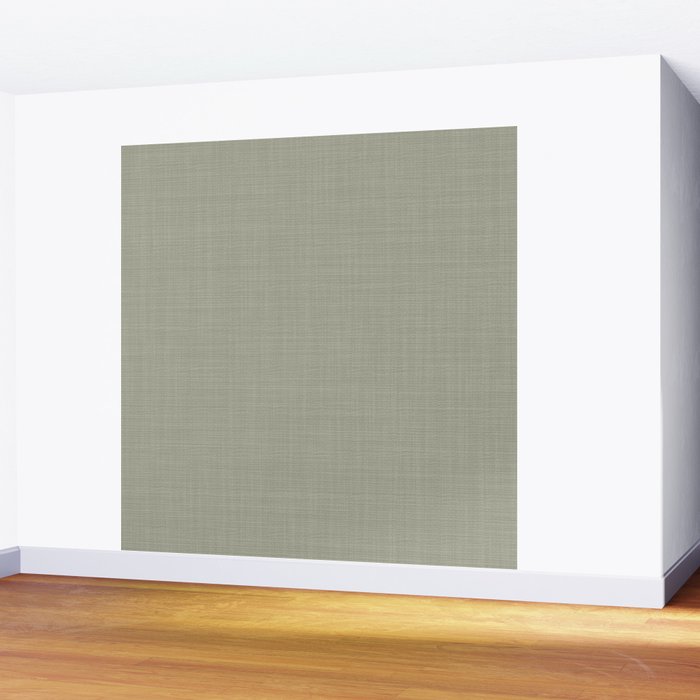 Sage linen Wall Mural Gallery Image 2