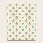 Vintage summer palm tree art pattern Notebook Gallery Image 4