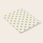 Vintage summer palm tree art pattern Notebook Gallery Image 2