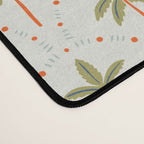 Vintage summer palm tree art pattern Desk Mat Gallery Image 4