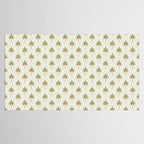 Vintage summer palm tree art pattern Tablecloth Gallery Image 2