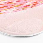Candy Funk | Disco Ball: Peach Edition Bath Mat Gallery Image 3