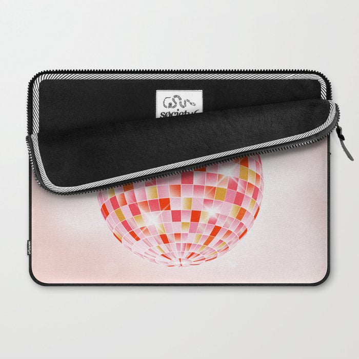 Candy Funk | Disco Ball: Peach Edition Laptop Sleeve Gallery Image 2