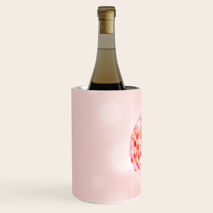 Candy Funk | Disco Ball: Peach Edition Wine Chiller Gallery Image 2