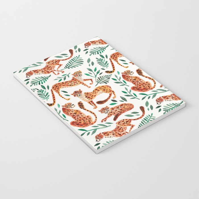 Cheetah Collection - Orange & Green Palette Notebook Gallery Image 3
