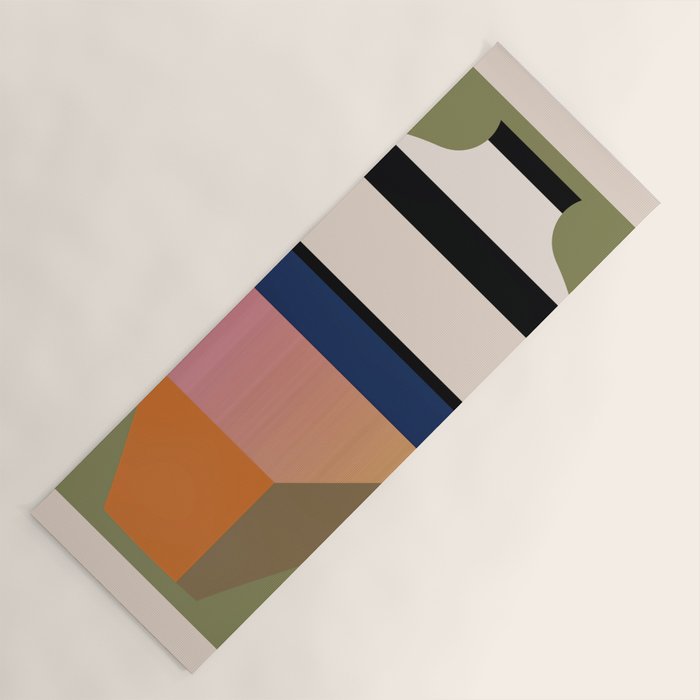 Geometric Abstract Vase 3 Yoga Mat Gallery Image 1