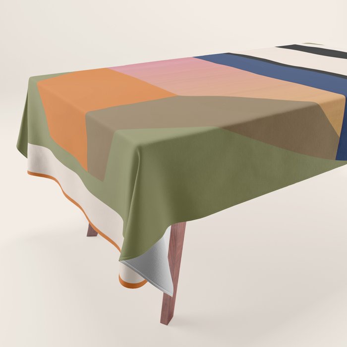Geometric Abstract Vase 3 Tablecloth Gallery Image 1