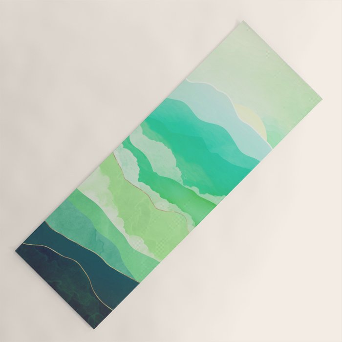 Emerald Spring Yoga Mat Gallery Image 1