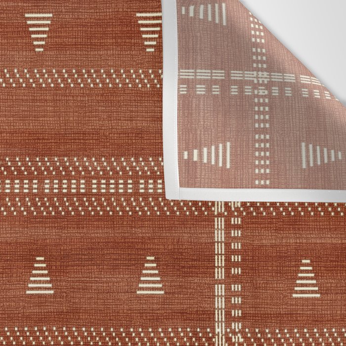 Heddle in Rust Wall Tapestry Gallery Image 3
