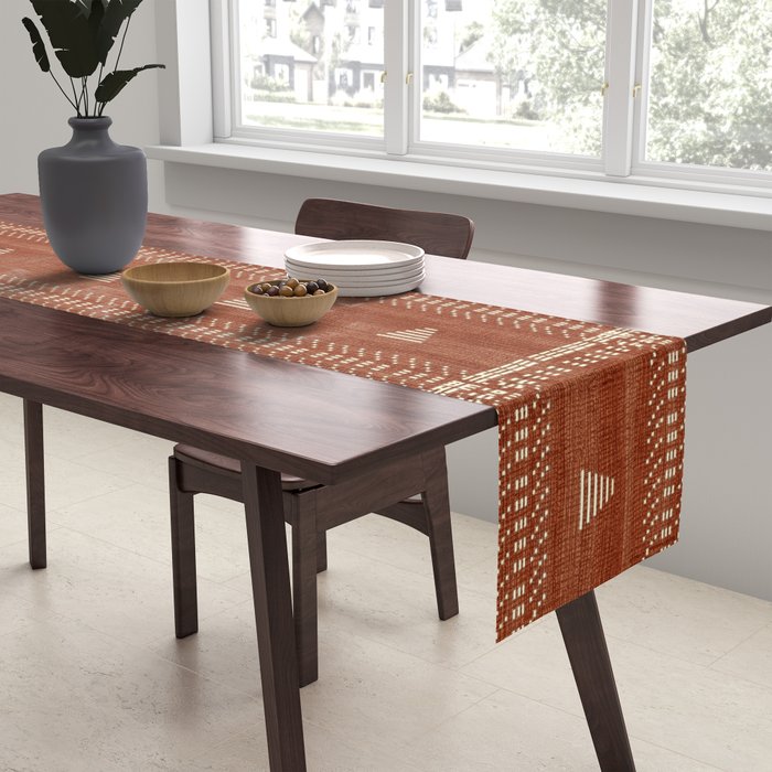 Heddle in Rust Table Runner Gallery Image 2