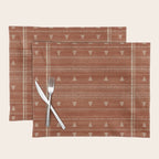 Heddle in Rust Placemat Gallery Image 1