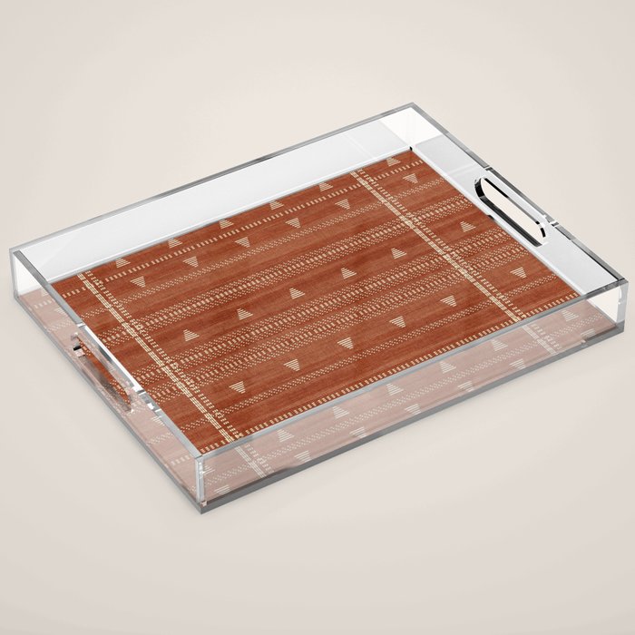 Heddle in Rust Acrylic Tray Gallery Image 1