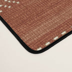 Heddle in Rust Desk Mat Gallery Image 4