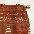 Heddle in Rust Window Curtain Gallery Image 2