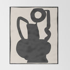 Abstract Art Vase 28 Throw Blanket Gallery Image 2