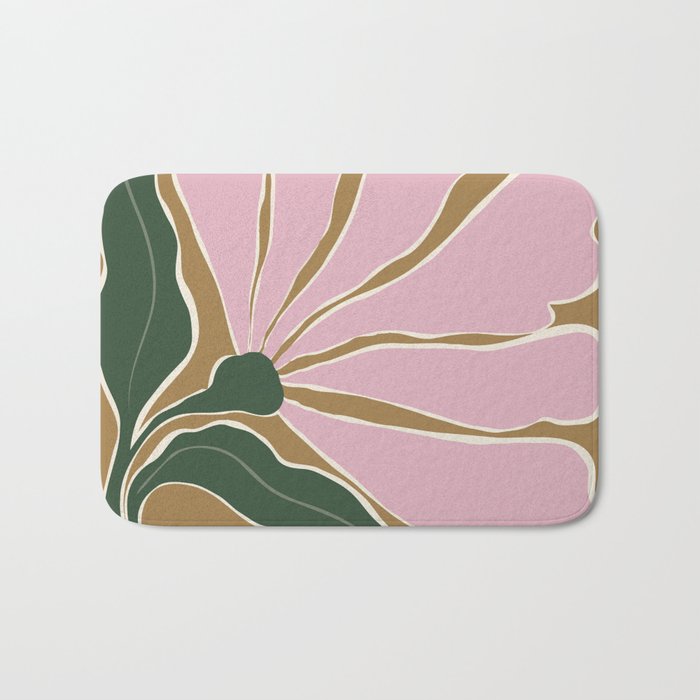 Bold Blooming V Bath Mat Gallery Image 1