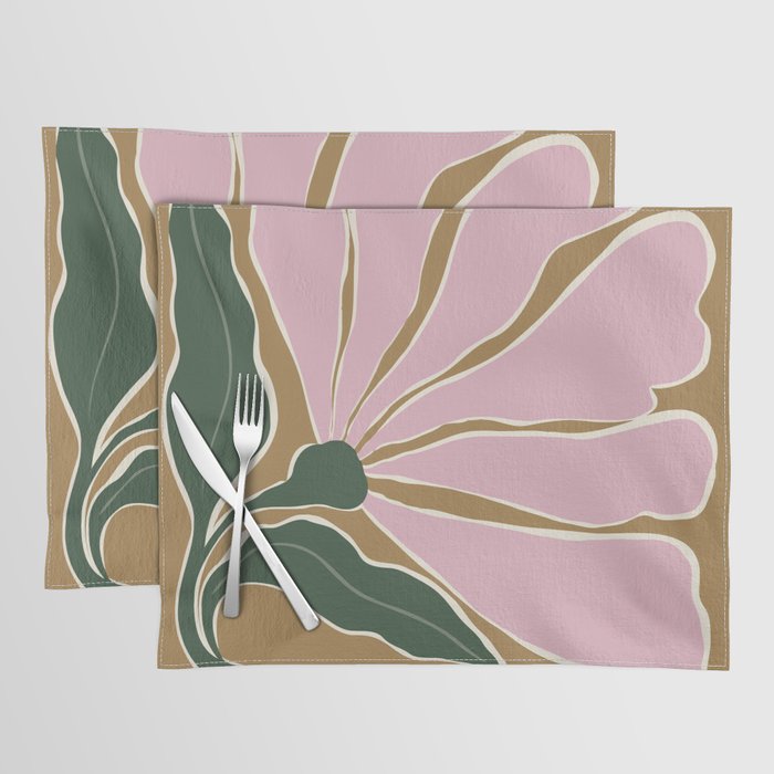 Bold Blooming V Placemat Gallery Image 1