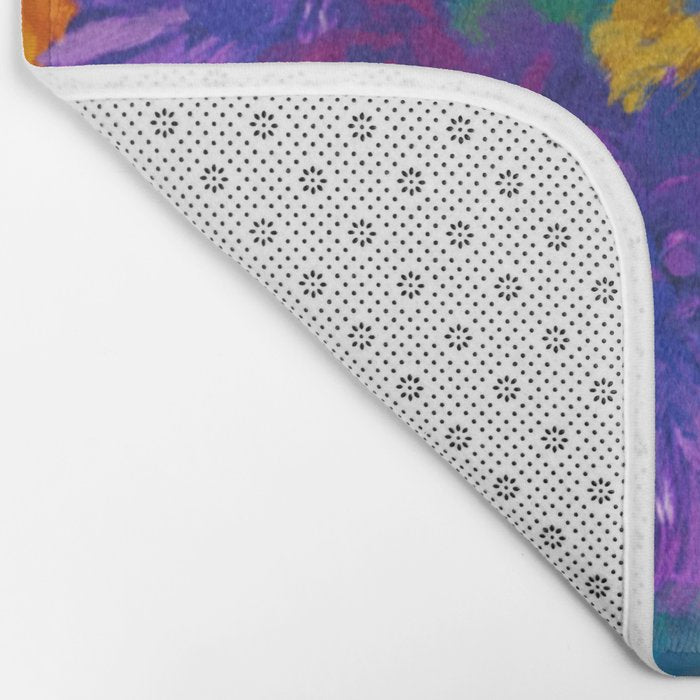 Bouquet In Blue Bath Mat Gallery Image 2