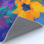Bouquet In Blue Rug Gallery Image 4