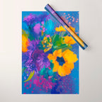 Bouquet In Blue Wrapping Paper Gallery Image 1