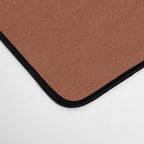 Geometric Triangles XI Retro Orange Desk Mat Gallery Image 4
