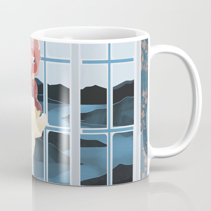 Cottage Iris View Coffee Mug Gallery Image 1
