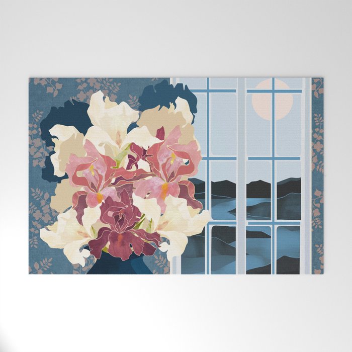 Cottage Iris View Welcome Mat Gallery Image 1