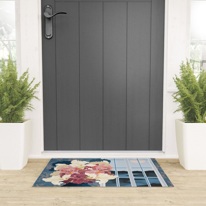 Cottage Iris View Welcome Mat Gallery Image 3