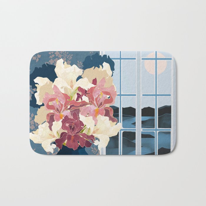 Cottage Iris View Bath Mat Gallery Image 1