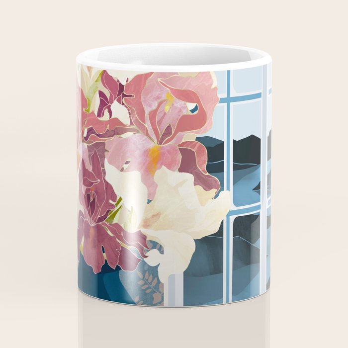 Cottage Iris View Coffee Mug Gallery Image 4