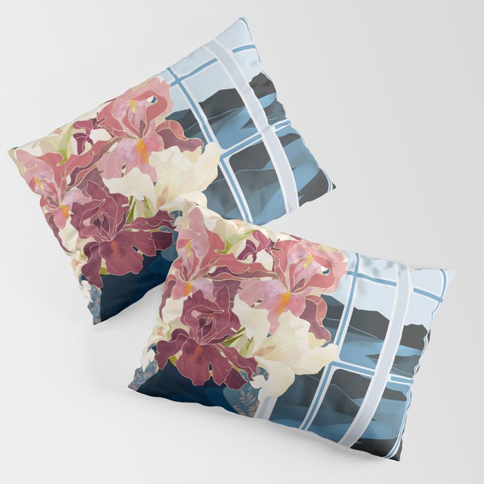 Cottage Iris View Pillow Sham Gallery Image 3