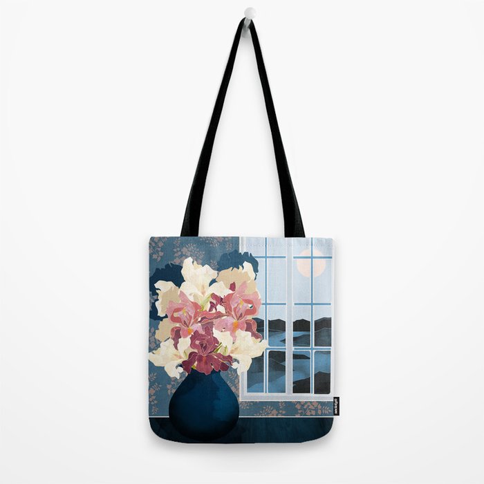 Cottage Iris View Tote Bag Gallery Image 2