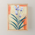 Minimal Lavender Floral Art Mini Art Print Gallery Image 1