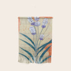 Minimal Lavender Floral Art Wall Hanging Gallery Image 1