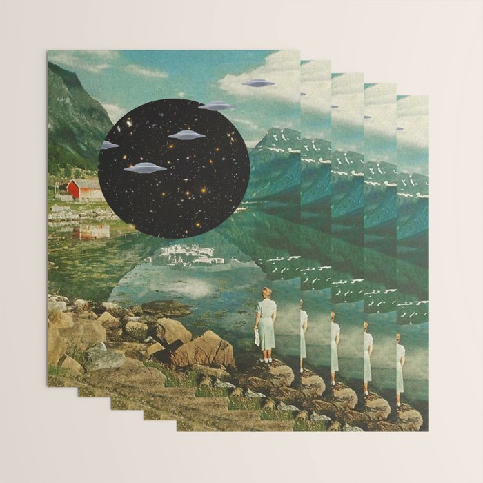Alien Escapade Wrapping Paper Gallery Image 3