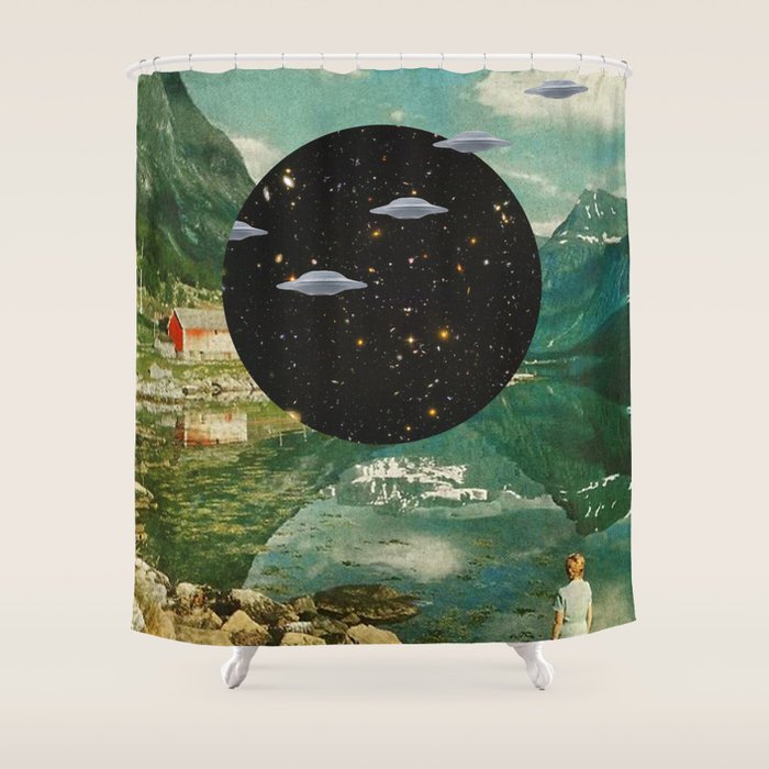 Alien Escapade Shower Curtain Gallery Image 1