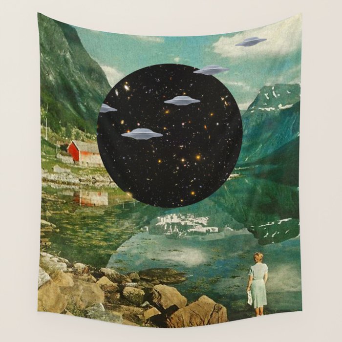 Alien Escapade Wall Tapestry Gallery Image 4