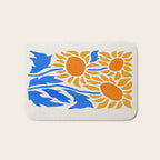 FOLIAGE 002: Sunflower | Flower Market Bath Mat Gallery Image 1